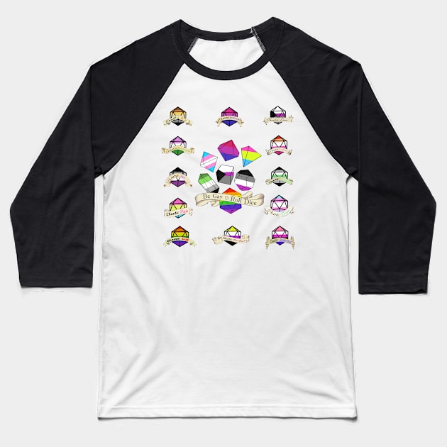 All for One Baseball T-Shirt by Beansprout Doodles